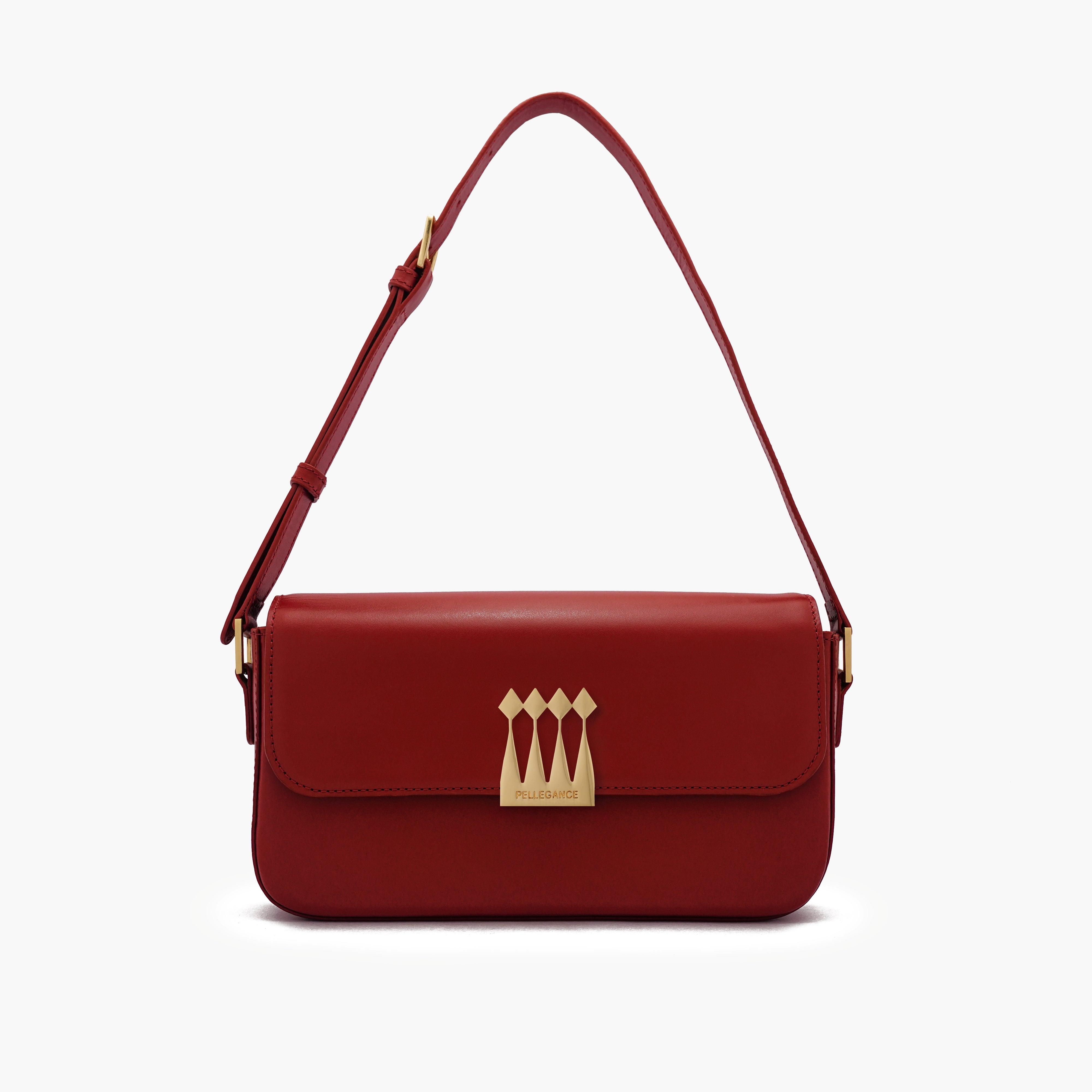 CLASSIC AEVANA SHOULDER BAG IN CALFSKIN LEATHER